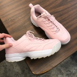 Baby pink Primark chunky Sneaker